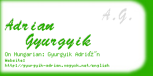 adrian gyurgyik business card